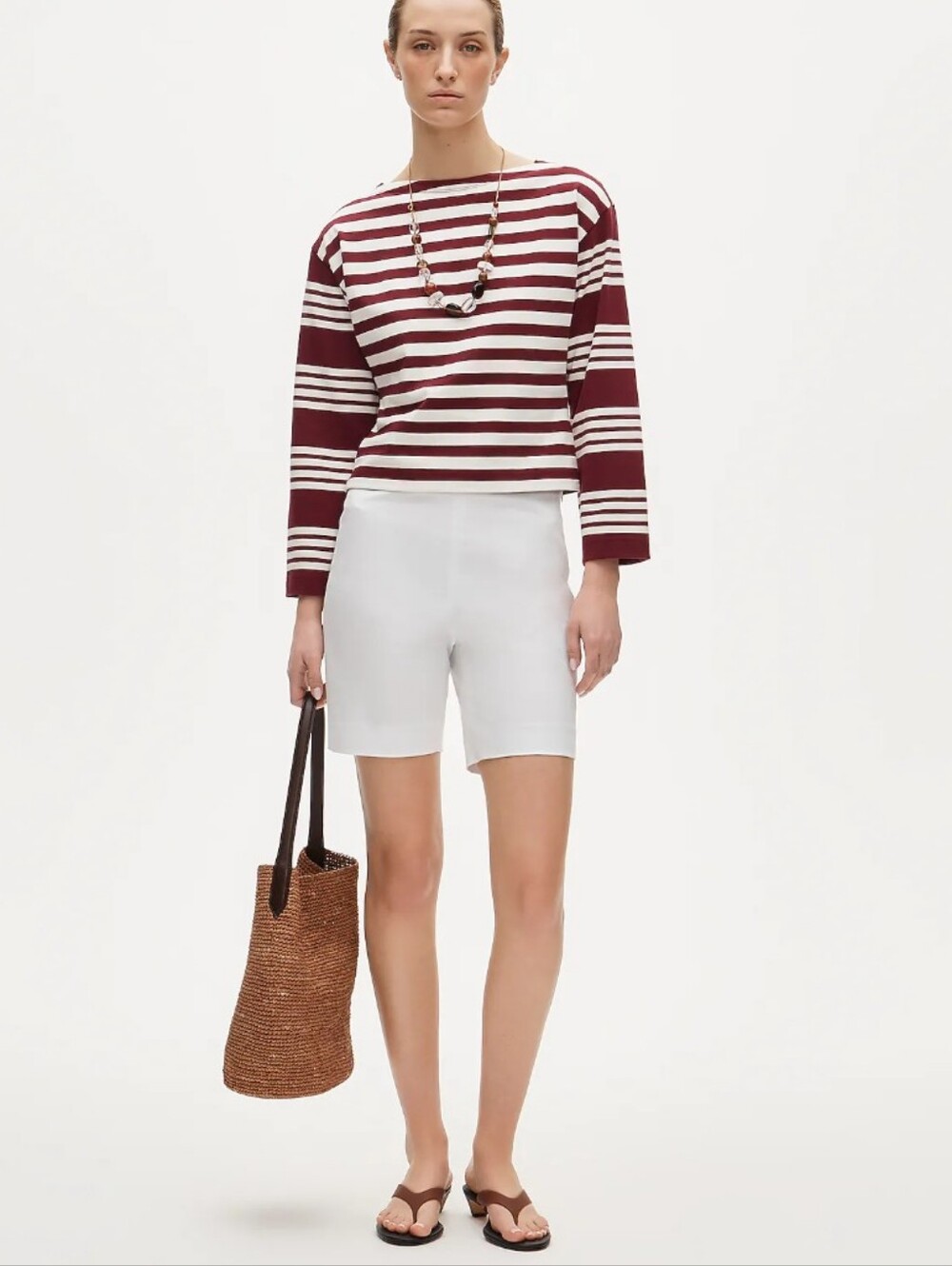 J Crew Bermuda short in sateen CV071 Size 6 White